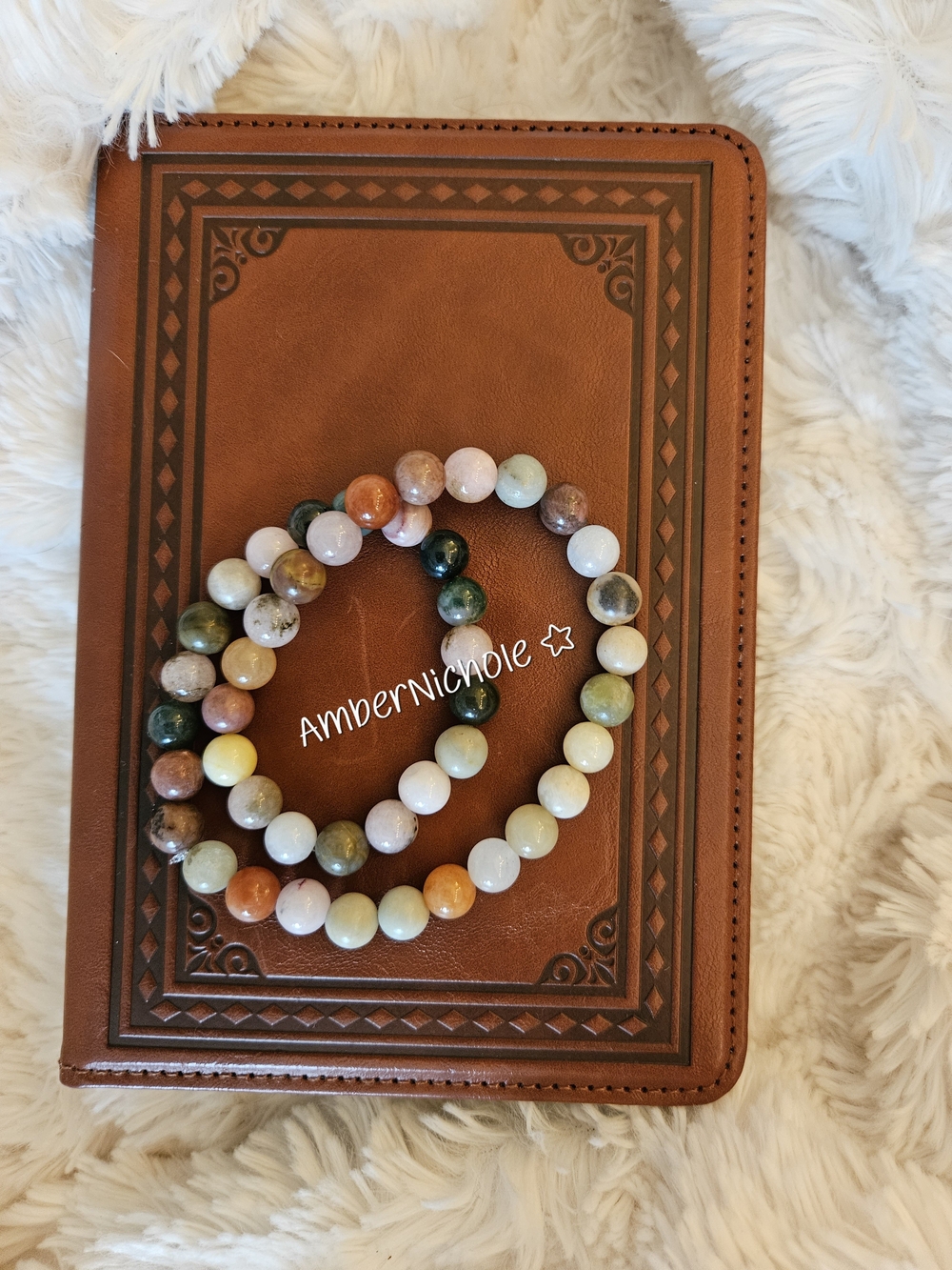 Multi-Color☆Natural Stone Beaded Bracelet - Double-Wrap